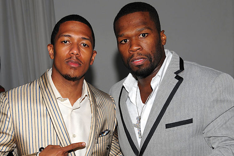 Nick Cannon and 50 Cent at VEVO Launches Premiere Destination for Premium Music Video