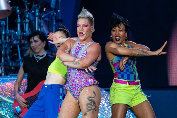 P!NK performs at Red Ferns