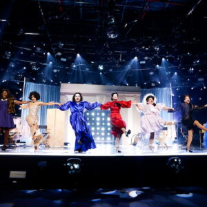 LaLa Ri, Kahanna Montrese, Kandy Muse, Jimbo, Jaymes Mansfield, Alexis Michelle and Jessica Wild perform Joan: The Unauthorized Rusical!