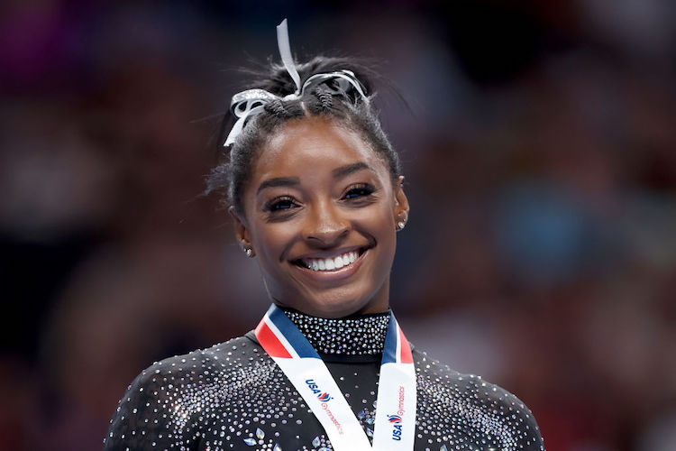 Simone Biles at the 2023 U.S. Gymnastics Championships