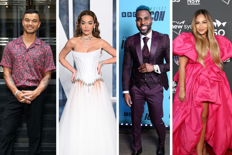 Guy Sebastian for 'The Voice' photocall, Rita Ora at the 2023 Vanity Fair Oscars party, Jason Derulo at the "Project" icon product launch, Jessica Mauboy at the First Nations Gala Concert