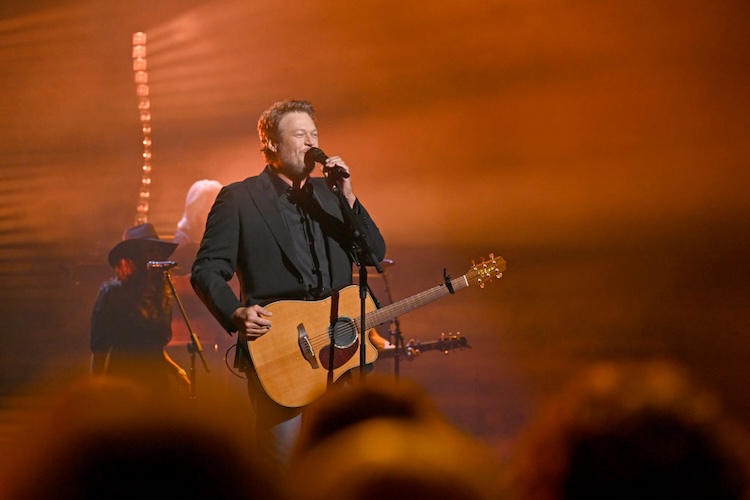 Blake Shelton at the 2023 People's Choice Country Awards
