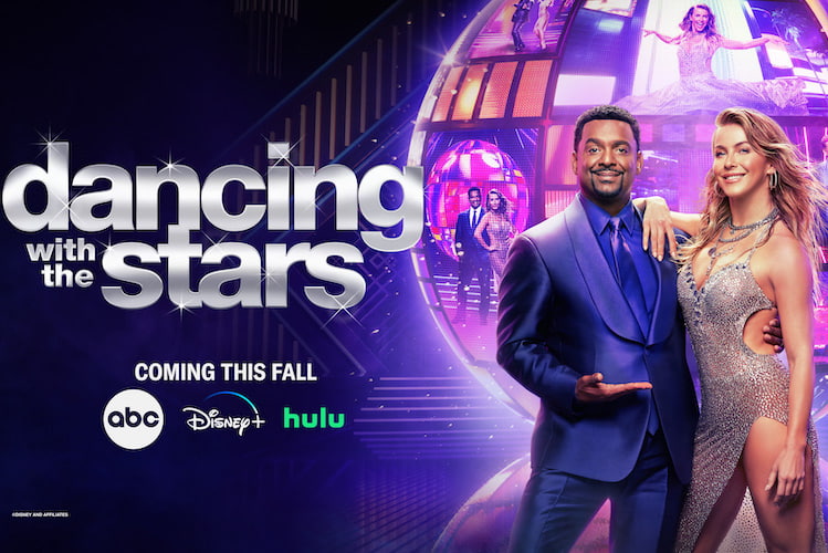 Alfonso Ribeiro and Julianne Hough on the 'DWTS' season 32 official key art