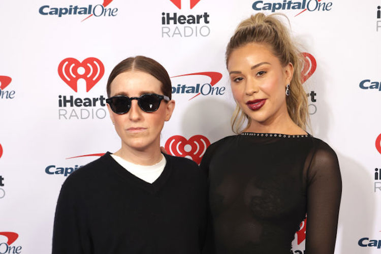 Gabby Windey and Robby Hoffman at the 2023 iHeartRadio Music Festival