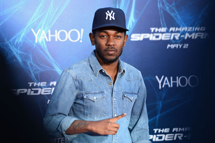 Kendrick Lamar at "The Amazing Spider-Man 2"