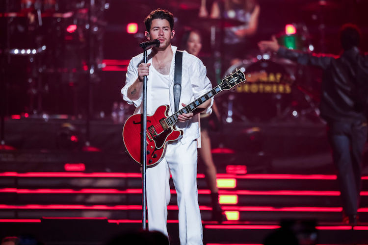 Nick Jonas performs in concert in Michigan