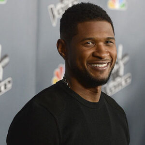 Usher on 'The Voice' season 4 red carpet
