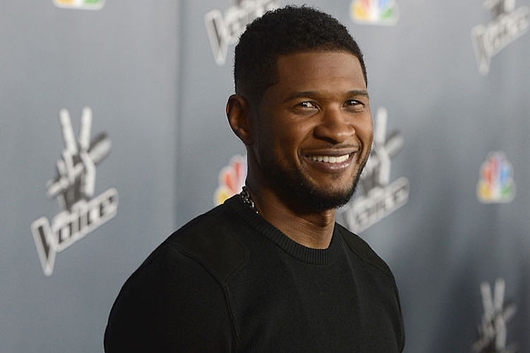 Usher on 'The Voice' season 4 red carpet