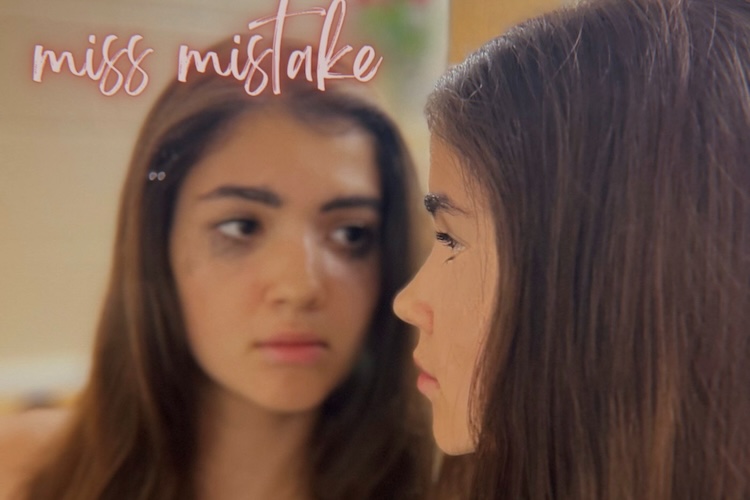 Kaitlyn Maher in the 'Miss Mistake' Cover Art
