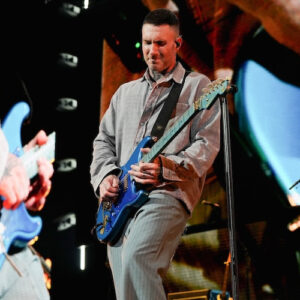 Adam Levine on stage of Audacy's "We Can Survive"