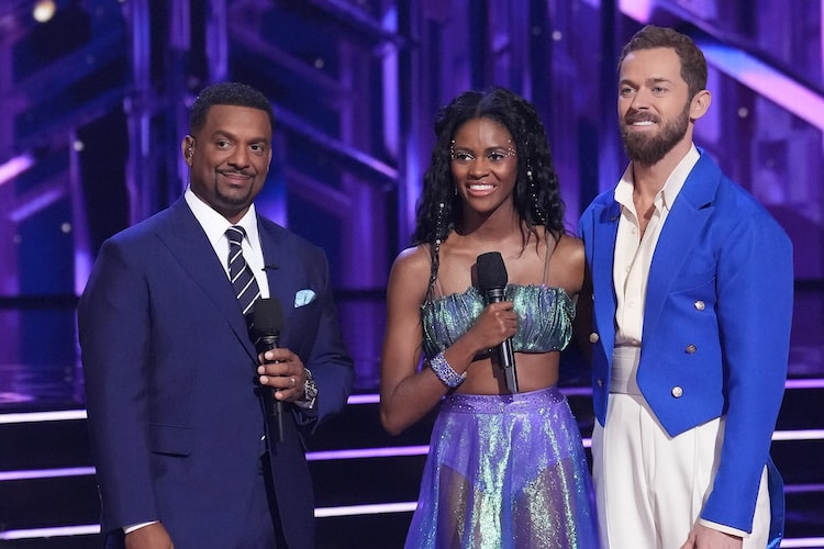 Alfonso Ribeiro, Charity Lawson, and Artem Chigvintsev on 'Dancing With the Stars'