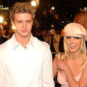 Justin Timberlake and Britney Spears at "Crossroads" premiere
