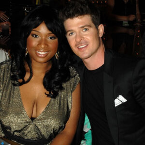 Jennifer Hudson and Robin Thicke at the MTV Video Music Awards