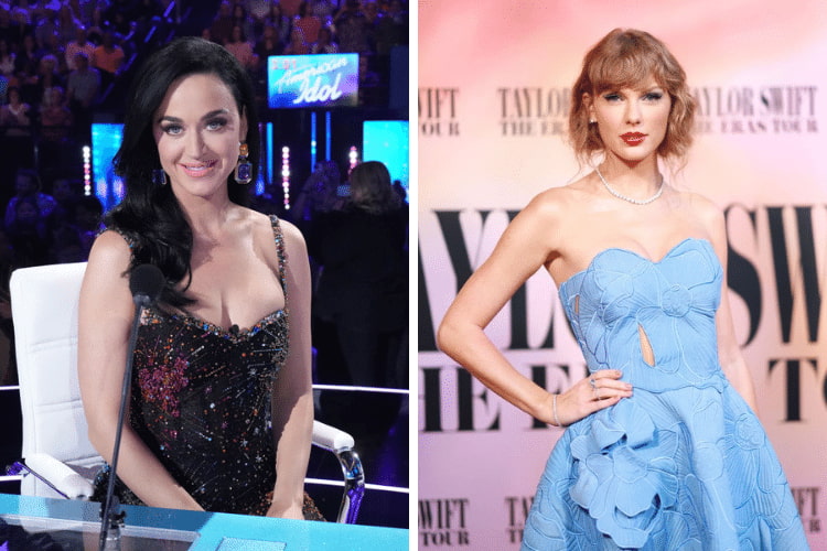 Katy Perry for 'American Idol', Taylor Swift at the premiere of "Taylor Swift Eras Tour" movie