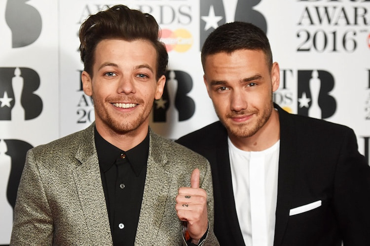 Louis Tomlinson and Liam Payne at the BRIT Awards