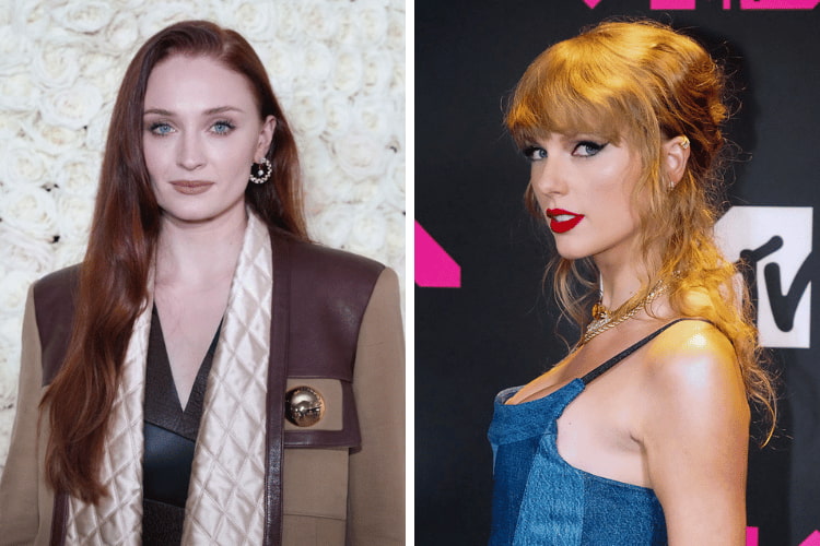Sophie Turner at the Academy Museum of Motion Pictures 2nd Annual Gala, Taylor Swift at the 2023 MTV VMAs
