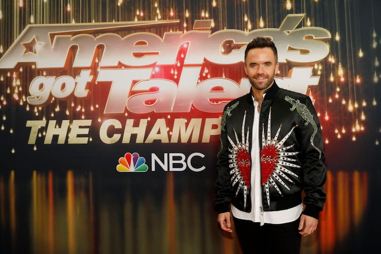 Brian Justin Crum on the 'America's Got Talent: The Champions' Red Carpet