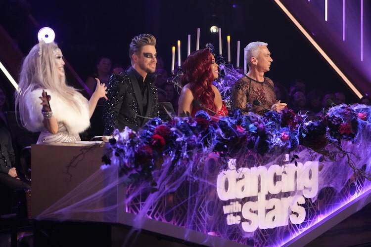 Carrie Ann Inaba, Derek Hough, Niecy Nash, and Bruno Tonioli on 'DWTS' monster night