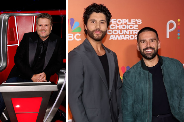 Blake Shelton on 'The Voice,' Dan + Shay at the People's Country Choice Awards