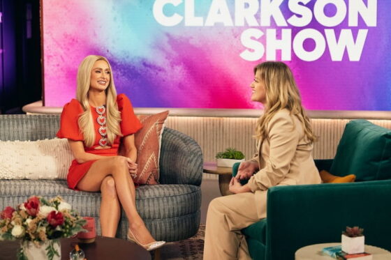 Paris Hilton and Kelly Clarkson on 'The Kelly Clarkson Show'