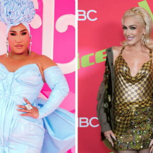 Patrick Starrr at the world premiere of Barbie, Gwen Stefani for The Voice Season 22