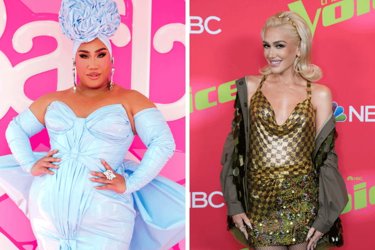 Patrick Starrr at the world premiere of Barbie, Gwen Stefani for The Voice Season 22