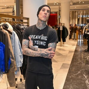Travis Barker for his clothing brand DTA