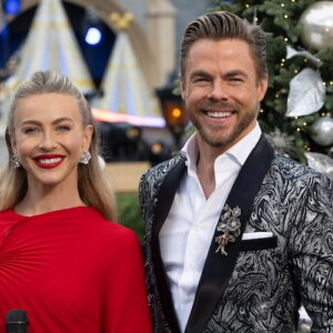 Julianne and Derek Hough on Disney's Christmas Special