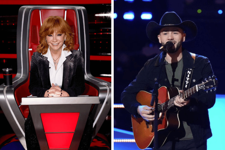 Reba McEntire and Tom Nitti for 'The Voice'