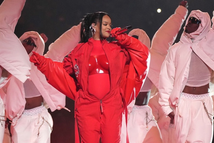 Rihanna at the 2023 Superbowl