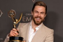 Derek Hough Dedicates Latest Emmy Win to Wife  Hayley Erbert