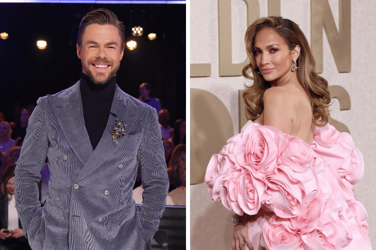 Derek Hough for 'Dancing With the Stars', Jennifer Lopez at the Golden Globes