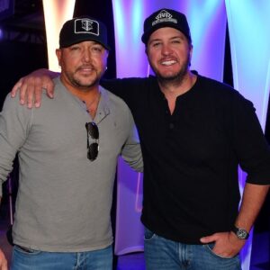 Jason Aldean and Luke Bryan at the 57th Academy of Country Music Awards