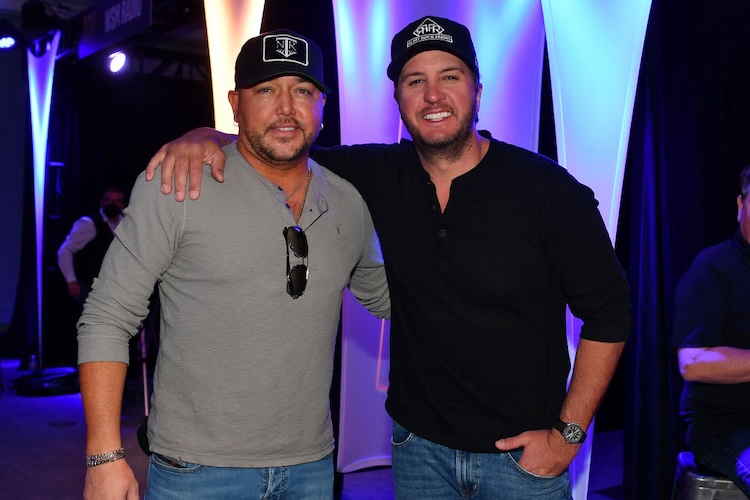 Jason Aldean and Luke Bryan at the 57th Academy of Country Music Awards