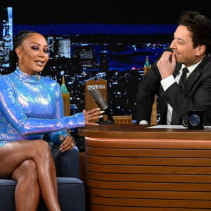 Mel B with Jimmy Fallon on 'The Tonight Show Starring Jimmy Fallon'