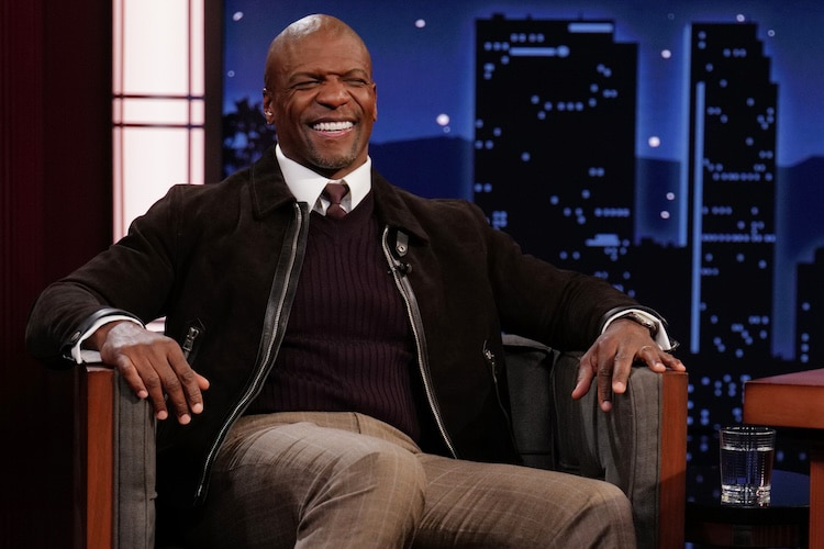 Terry Crews and Jimmy Kimmel on 'Jimmy Kimmel Live!'