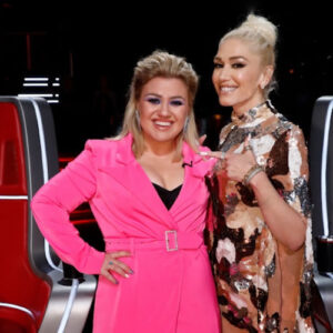 Kelly Clarkson and Gwen Stefani for 'The Voice' Season 17