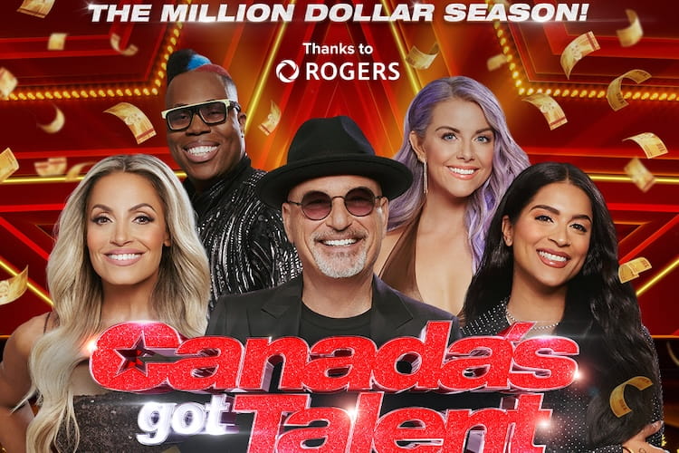 Trish Stratus, Kardinal Offishal, Howie Mandel, Lindsey Ell and Lilly Singh for 'Canada's Got Talent' 