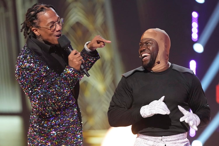 Kevin Hart and Nick Cannon on 'The Masked Singer' 2024 