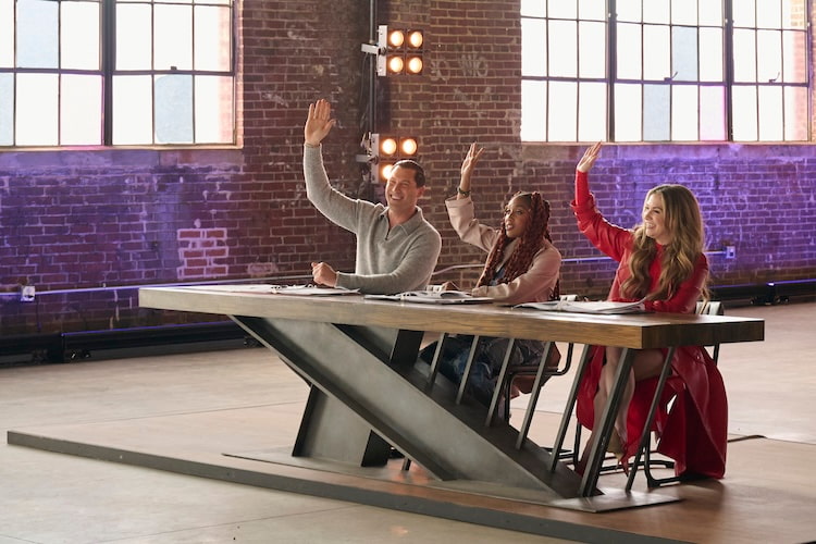 Maksim Chmerkovskiy, Comfort Fedoke, and Allison Holker in the “Auditions: Day 1” season premiere episode of SO YOU THINK YOU CAN DANCE 
