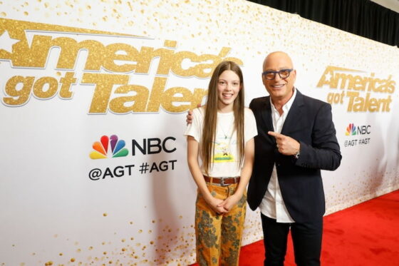 Courtney Hadwin and Howie Mandel on 'America's Got Talent' Season 13