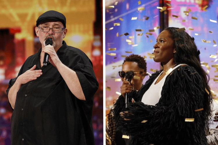 Richard Goodall and Liv Warfield on 'America's Got Talent' 2024