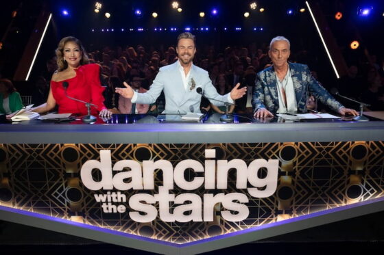 Carrie Ann Inaba, Bruno Tonioli, and Derek Hough