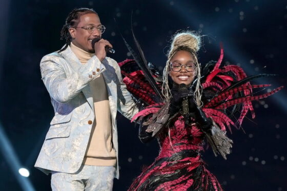 Nick Cannon and Marsai Martin on 'The Masked Singer'