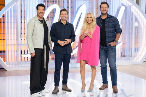 Lionel Richie, Luke Bryan, Carrie Underwood and Ryan Seacrest on 'American Idol'