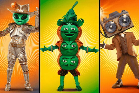 Space Ranger, Fuzzy Pea and Paparazzo for 'The Masked Singer 2025'