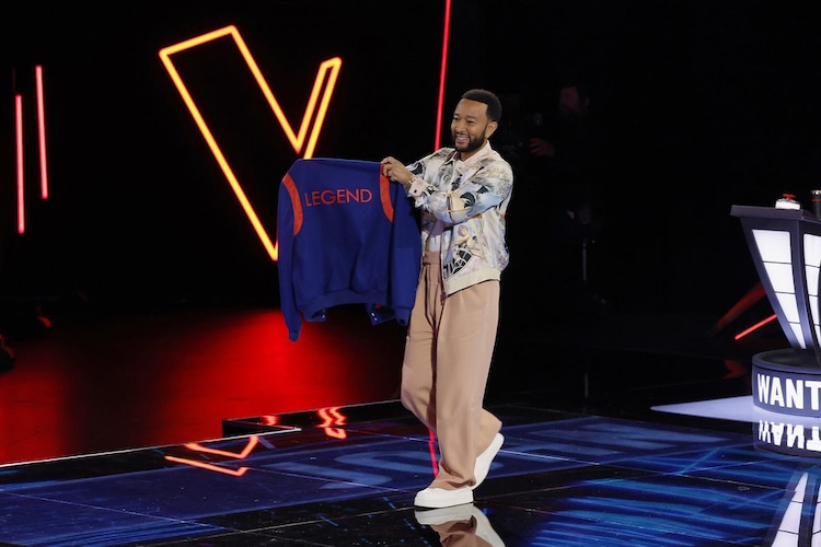 John Legend the voice coach gifts 