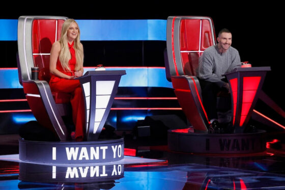 Kelsea Ballerini and Adam Levine on 'The Voice' 2025 Blind Auditions 3