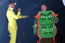 Fuzzy Peas Unmasked on ‘The Masked Singer’ Shrek Night