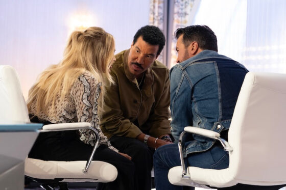 Carrie Underwood, Lionel Richie, and Luke Bryan on 'American Idol' 2025